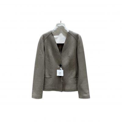 HERMES V-NECK LEATHER JACKET HERMES V-NECK LEATHER JACKET